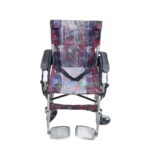Lightweight Aluminum Folding Travel Wheelchair with Foldable Back