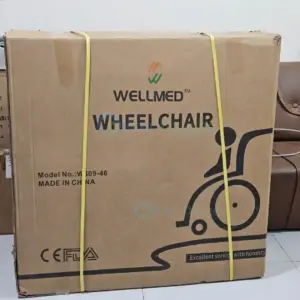 Wellmed W809 Manual Folding Wheelchair Price in Bangladesh | Chrome Steel Standard - additional image