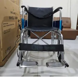 Wellmed W809 Manual Folding Wheelchair Price in Bangladesh | Chrome Steel Standard